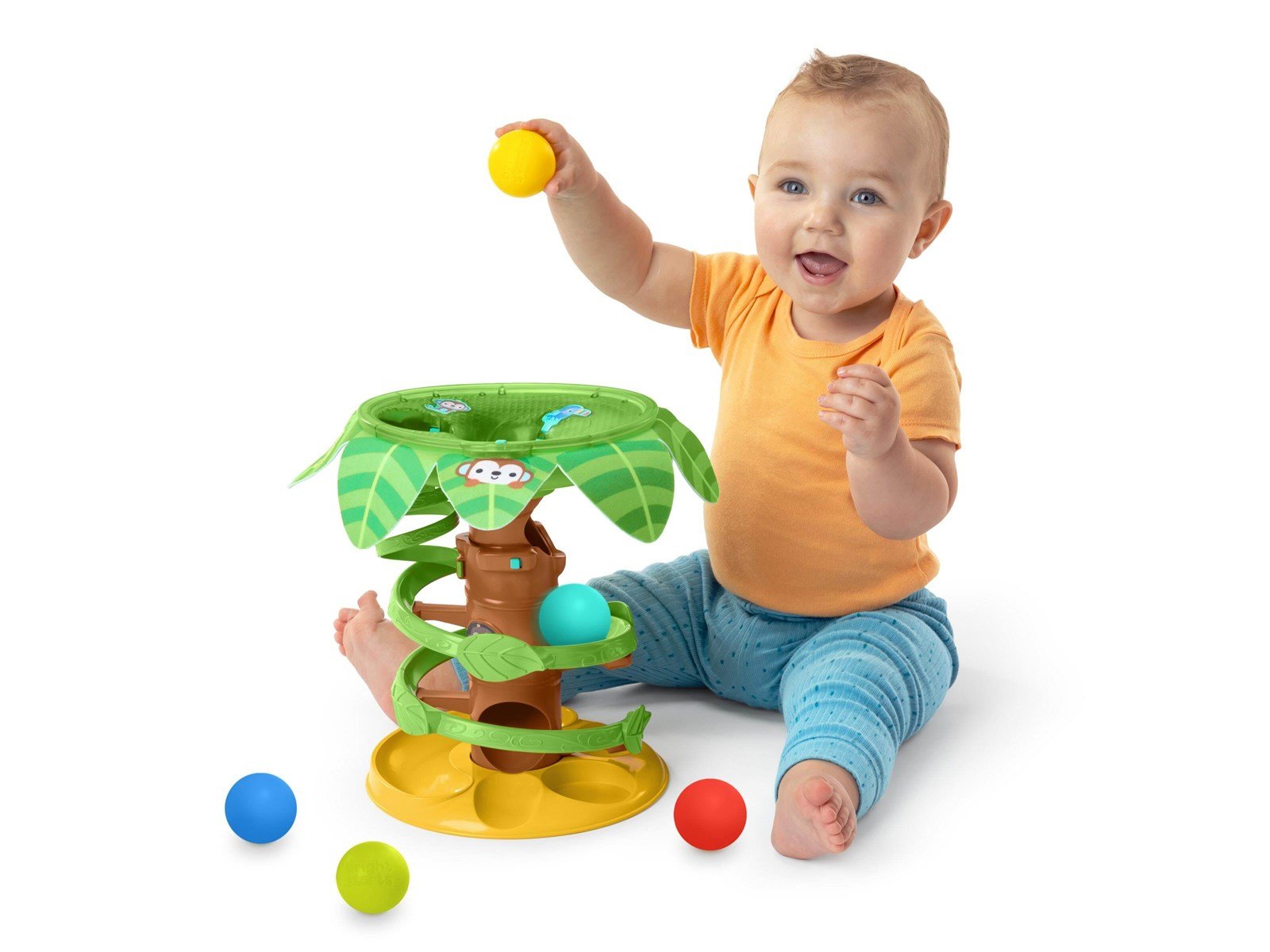 Bright Starts Tropical Twirl™ Ball Play Toy Bright Starts Tropical Twirl™ Ball Play Toy